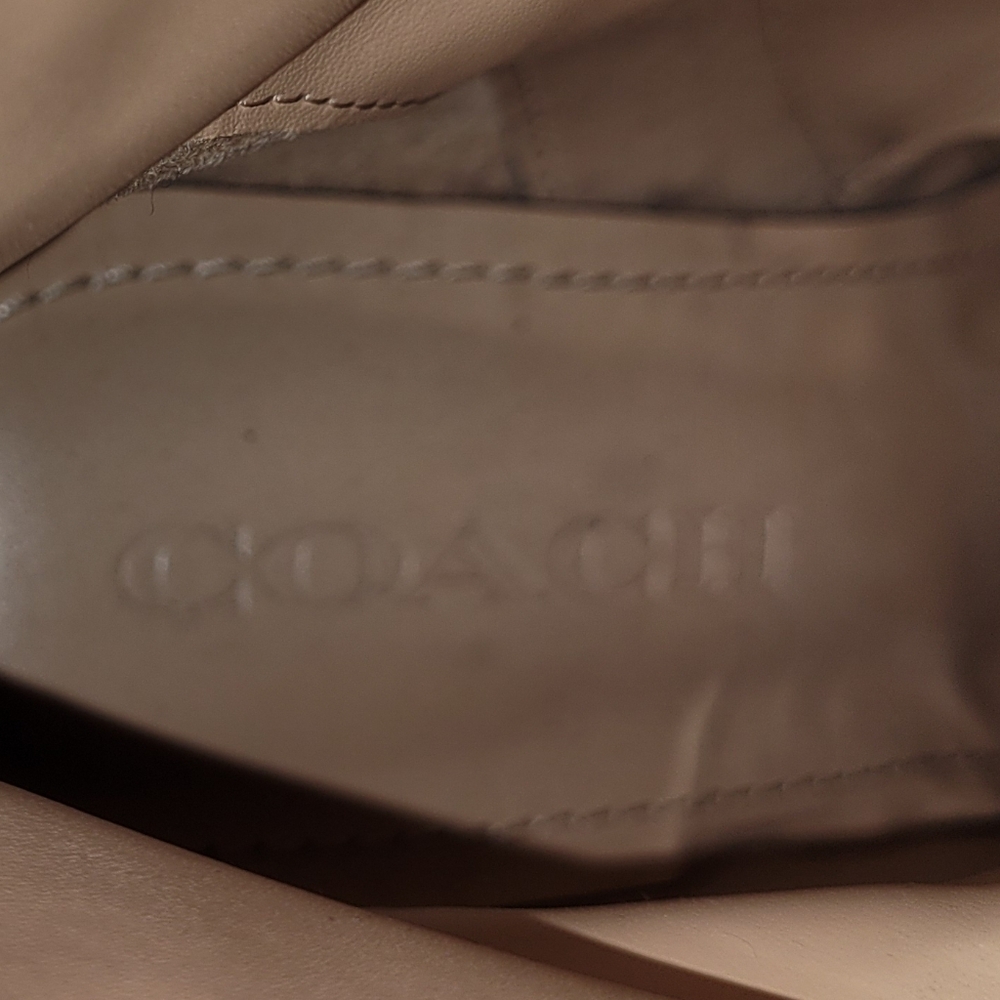 Coach Brielle  Black Leather Ankle Almond  Heeled Booties 7.5 - Picture 11 of 11